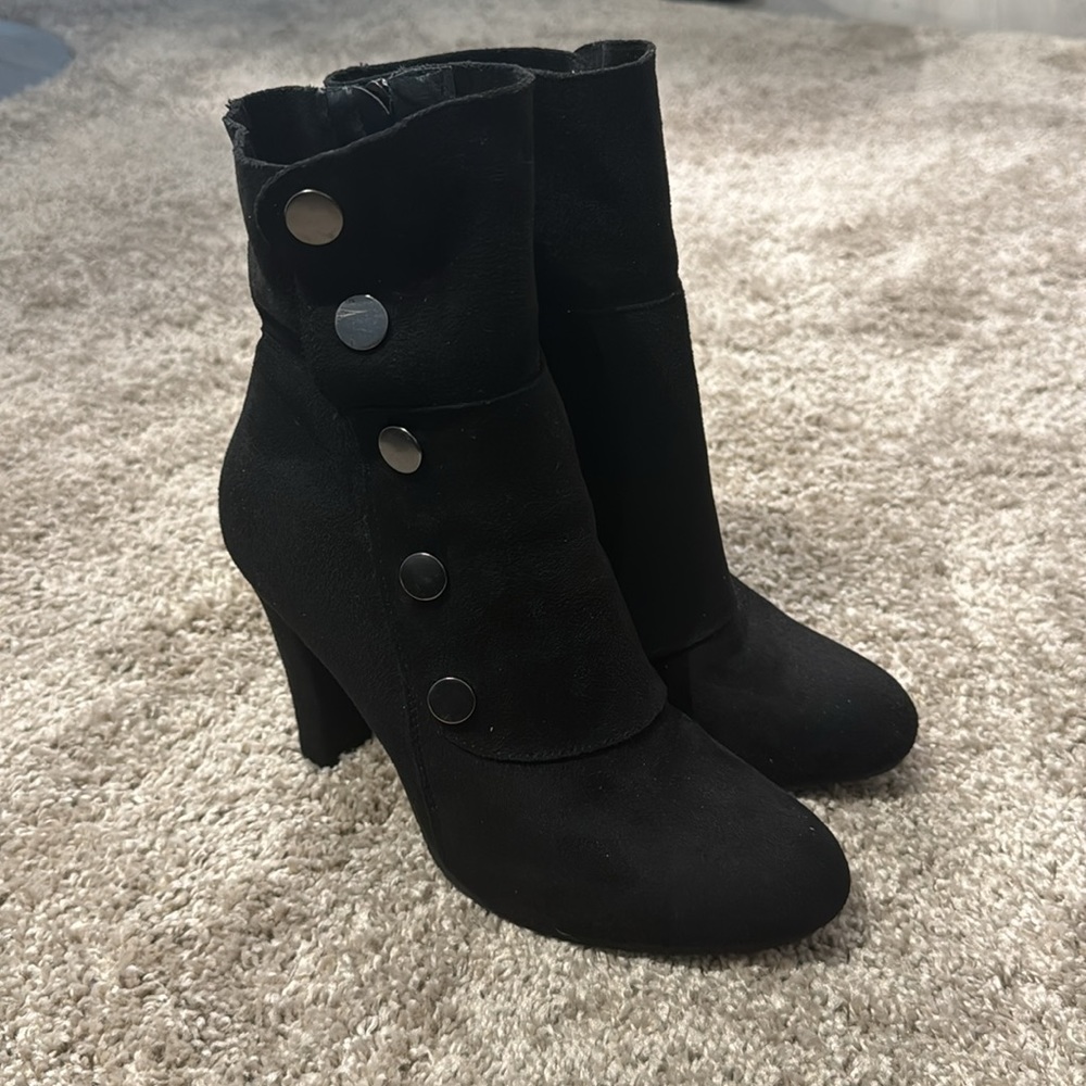 Suede ankle boots